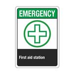 Emergency First Aid Station Sign